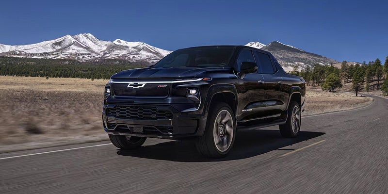 Black 2025 Silverado EV